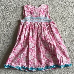 Rosalina smocked beach dress. 2T